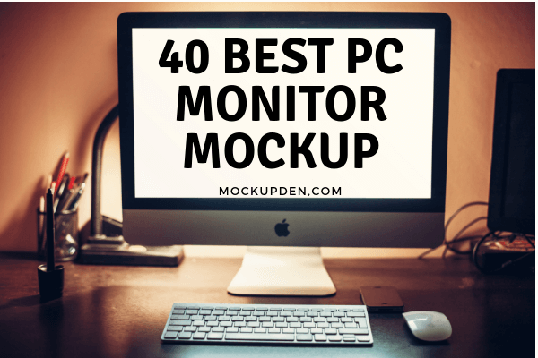 PC Monitor Mockup | 45+ Outstanding PC Monitor PSD Templates for Creative Designer