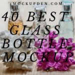 Glass Bottle Mockup