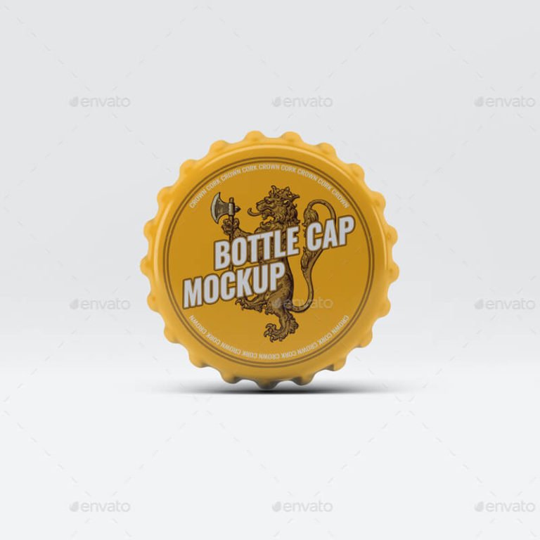 Bottle Cap Mockup | 32+ Best Free and Premium Bottle Cap PSD & Vector Templates