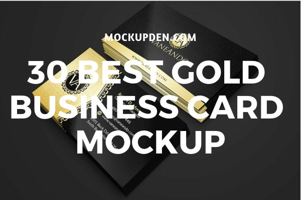 Download 34 Best Free Gold Business Card Mockup Psd Vector Template PSD Mockup Templates