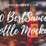 Sauce Bottle Mockup