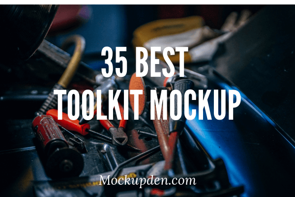 Toolkit Mockup | 36+ Outstanding Presentation Toolkit SET PSD, Vector Template