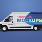 Amazing Van Mockup PSD Design