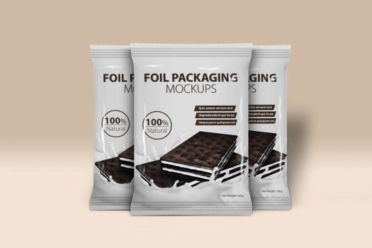 Foil Bag Mockup | 36+ Attractive Free Foil Bag PSD & AI Templates