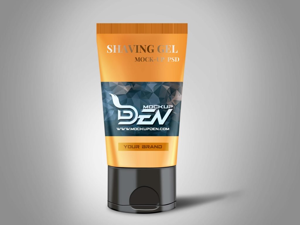 FREE Shaving Gel Packaging Mockup PSD - Mockupden Exclusive 2