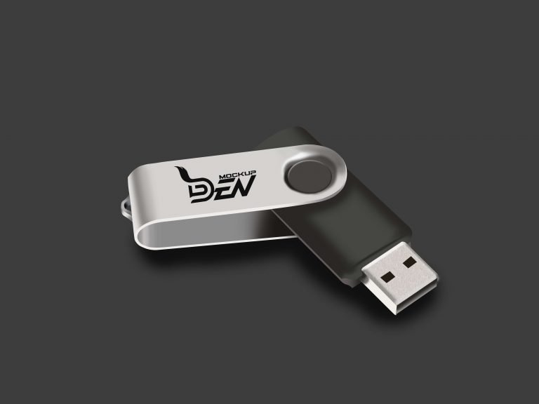 Free Flash Drive Mockup PSD Template