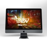 Free iMac Pro Mockup PSD Template