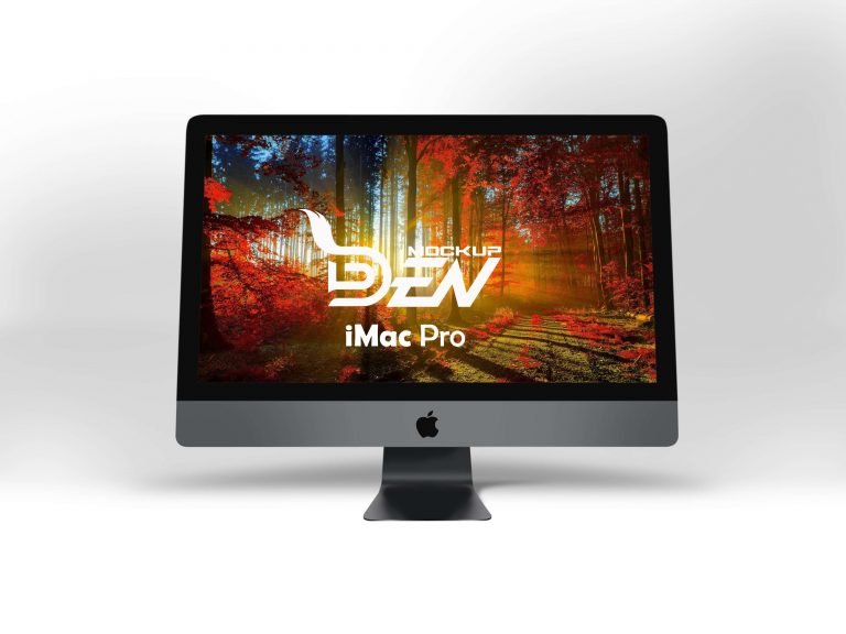 Free iMac Pro Mockup PSD Template