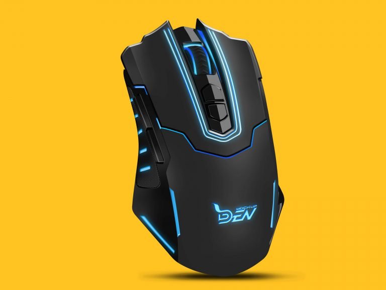 Smart Gaming Mouse Mockup Design | PSD Template