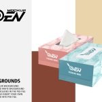 Premium Tissue Box PSD Template