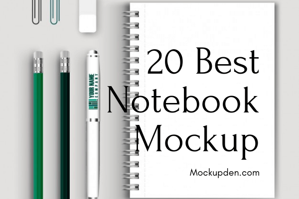 Notebook Mockup PSD | 25+ Free, Spiral, Blank, Creative, Colored PSD and Vector Templates