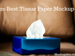 Tissue paper Mockup