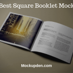 Square Booklet Mockup
