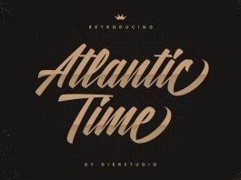 Artistic Atlantic Time Script Font