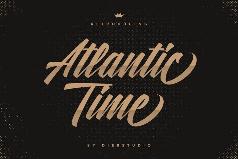 Artistic Atlantic Time Script Font
