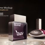 Free Photorealistic Perfume Mockup