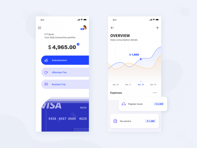 Free All in One Mobile App Bank Ui/Ux