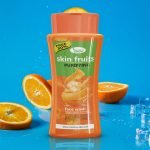 Free Orange Face Wash Bottle Mockup