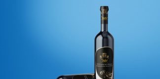 Free Matte Black Wine Bottle Mockup