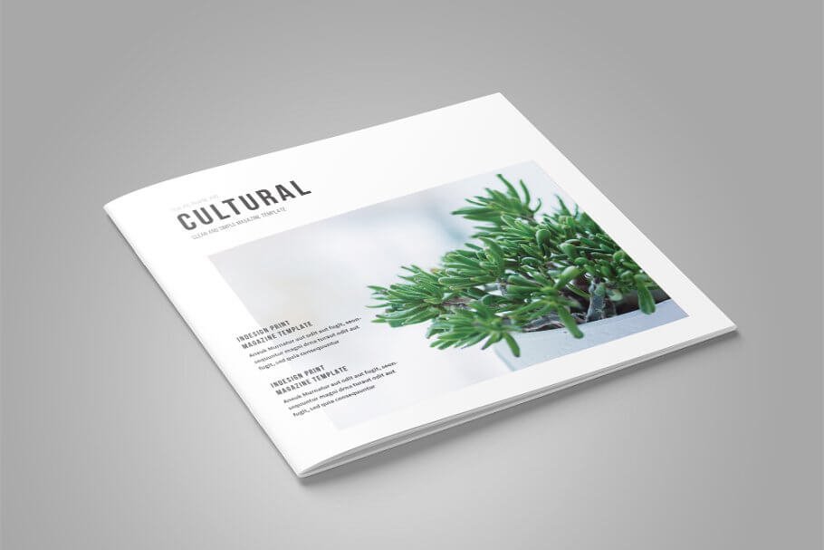 Culture Magazine PSD File