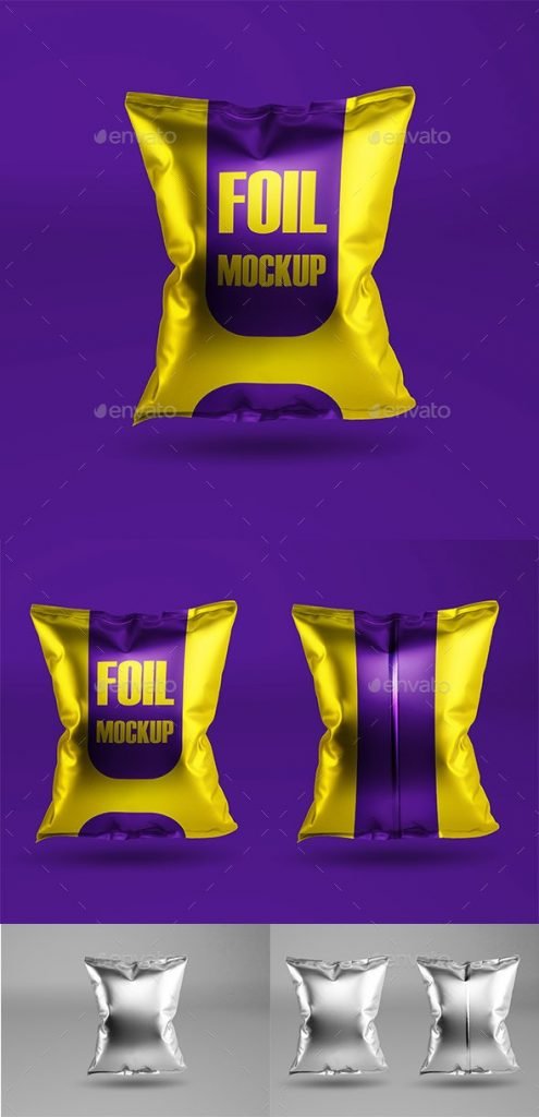 Foil Mockup | 20+ Foil Packaging Design Template 7