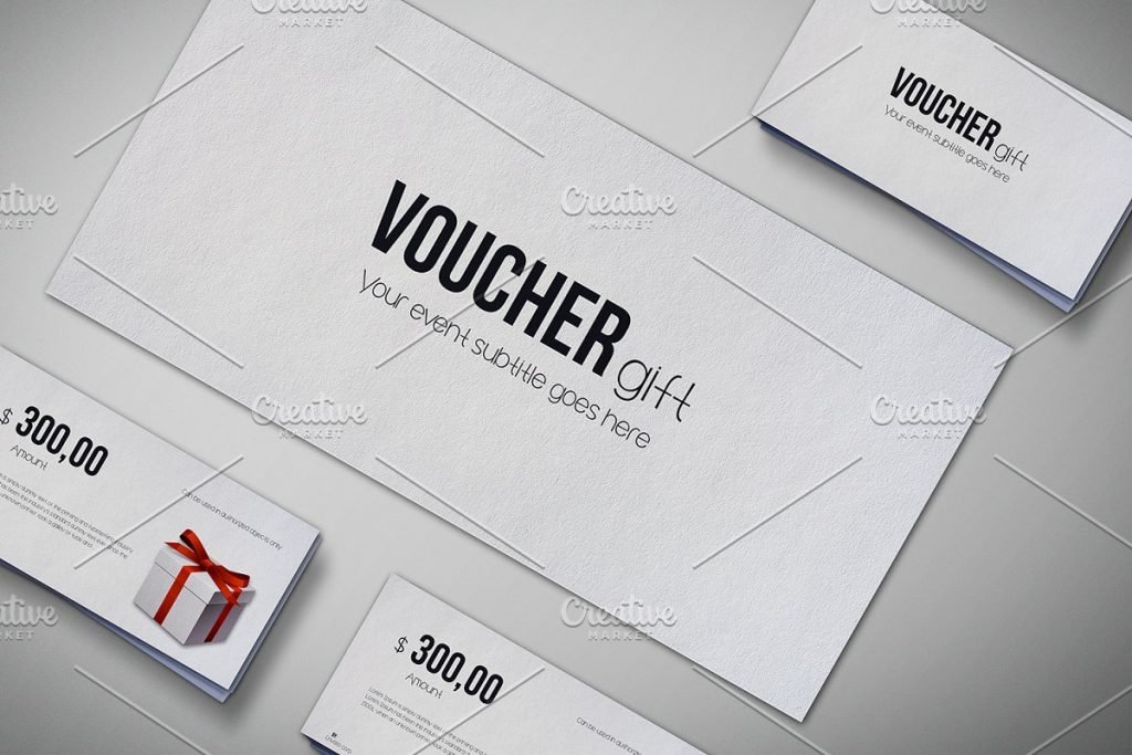 Download 30+ Free Voucher Mockup Stunning PSD Design Templates