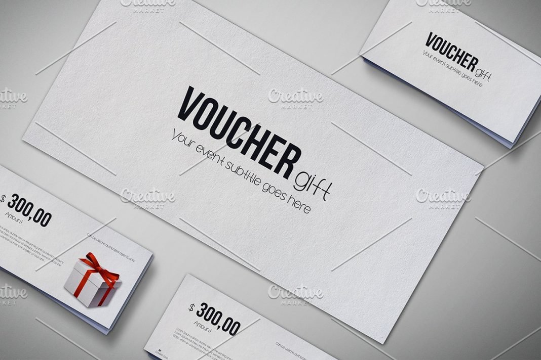 30+ Free Voucher Mockup Stunning PSD Design Templates