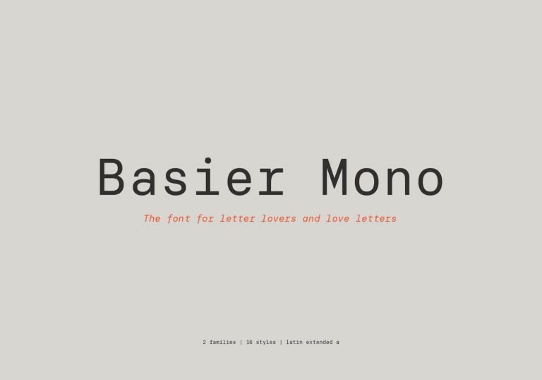 Free Basir Mono Font Style