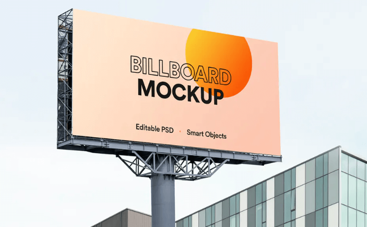 Digital Billboard Mockup | 25+ Outstanding PSD & Vector Design Template