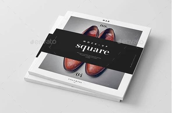 Square Magazine Mockup | 30+ Creative New Design Template Collection 8