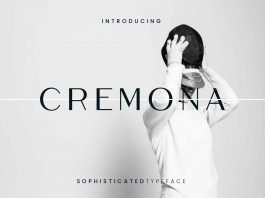 Introducing New Free Cremona Sans Typeface Font