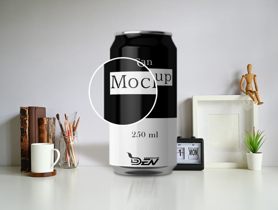 Free Soda Can Mockup | Mockupden Exclusive Design