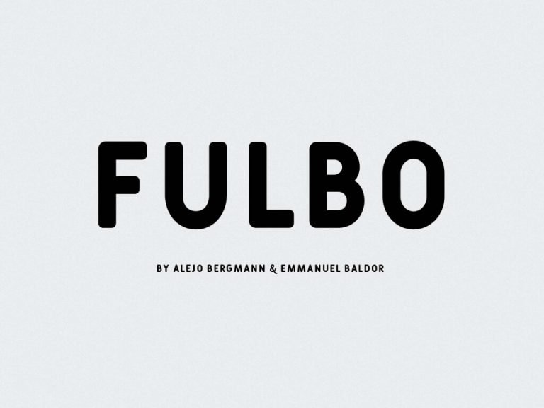 Free Fulbo Sans Serif Font Style