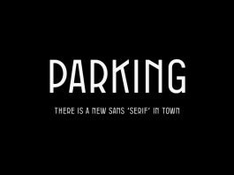 Free Parking Sans Style Font