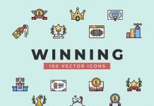 Free 50 Winning Icons Ilustration