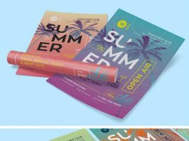 Free Summer Poster Template Design