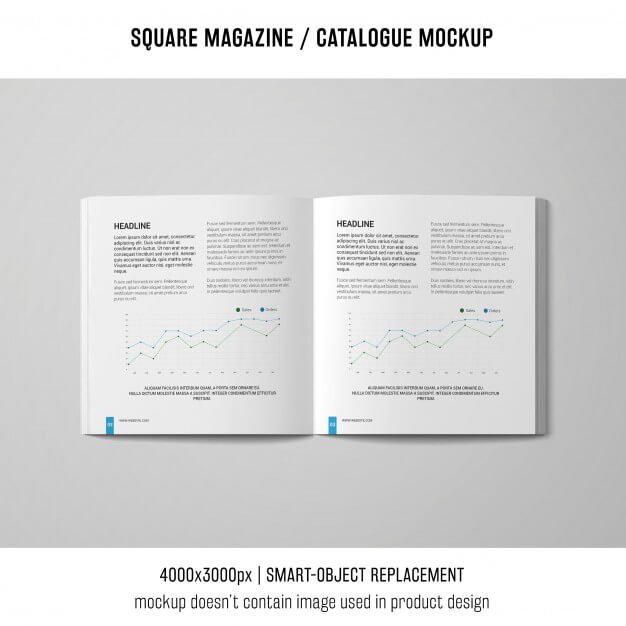 Square Magazine Mockup | 30+ Creative New Design Template Collection 11