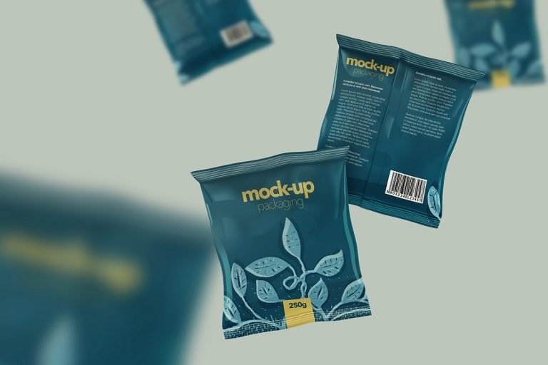 Sachet Mockup | 30 Creative Soap, Chocolate, Aluminum Sachet Packaging