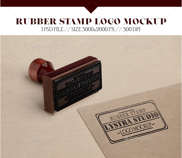 30+ Fresh Free Stamp PSD Mockup Design Template of 2020 10