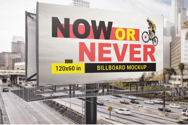 28+ Free Outdoor Banner Mockup for Creative Advertisement idea 9
