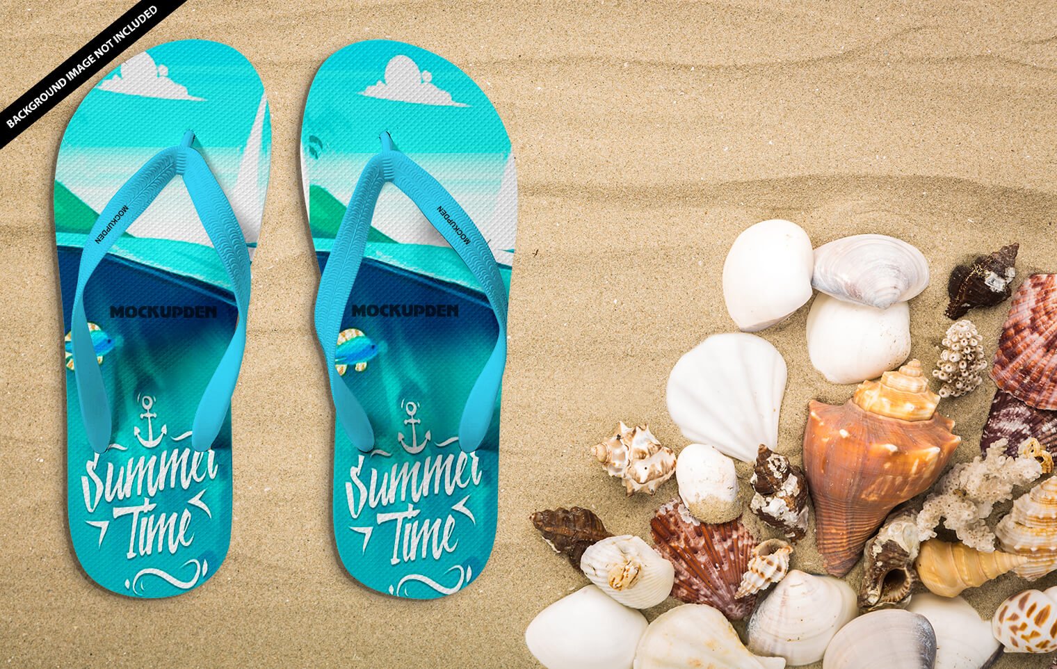 Download 20+ Free Stylish Flip Flops Mockup PSD Templates - Mockup Den