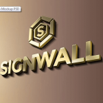 3D mockup Logo Design