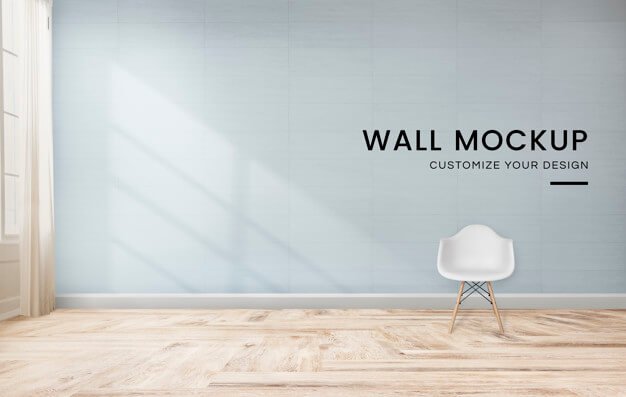 Customizable Wall Mockup Design