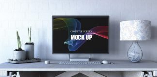 Computer Screen Mockup
