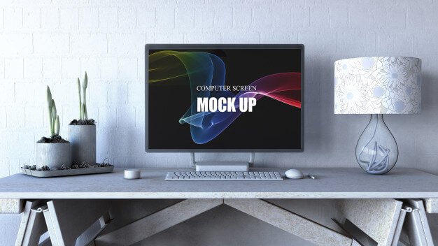 Computer Screen Mockup