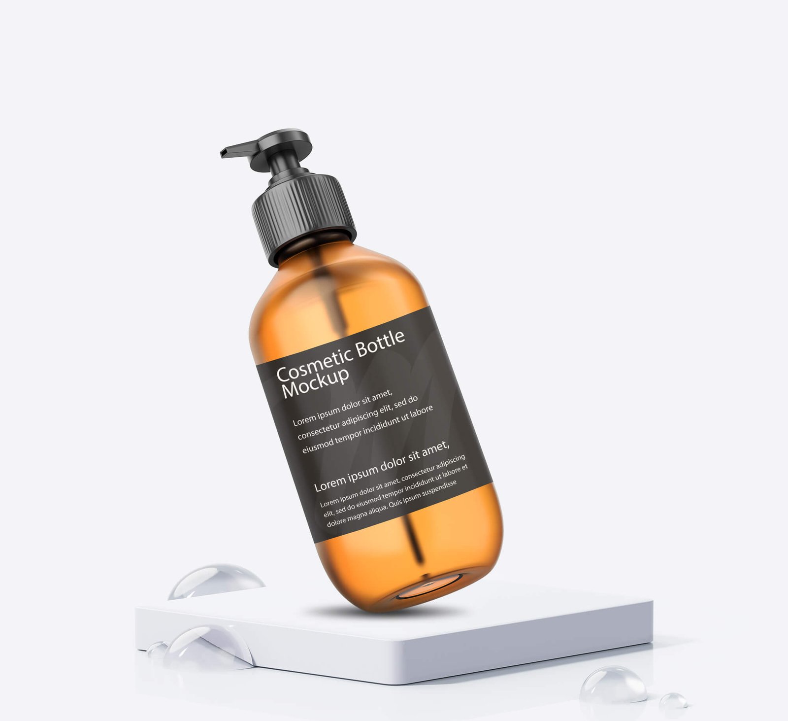 Download Free Cosmetic Spray Bottle Mockup Psd Template Exclusive