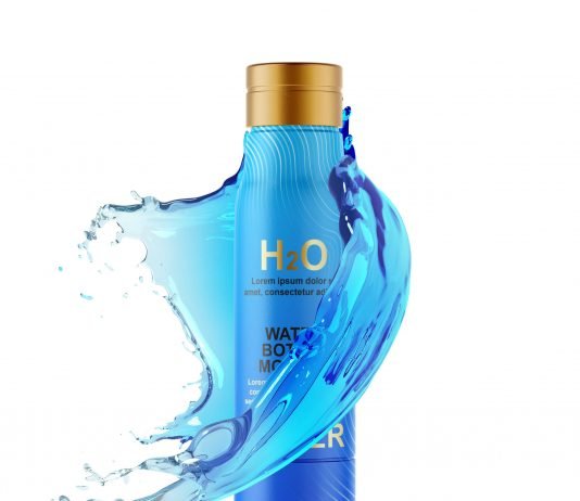 Free Water Bottle Mockup Psd Template