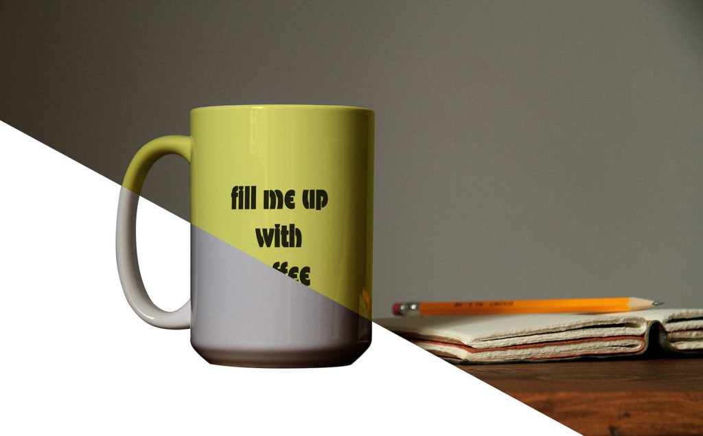 Free Simple Coffee Mug Mockup PSD Template
