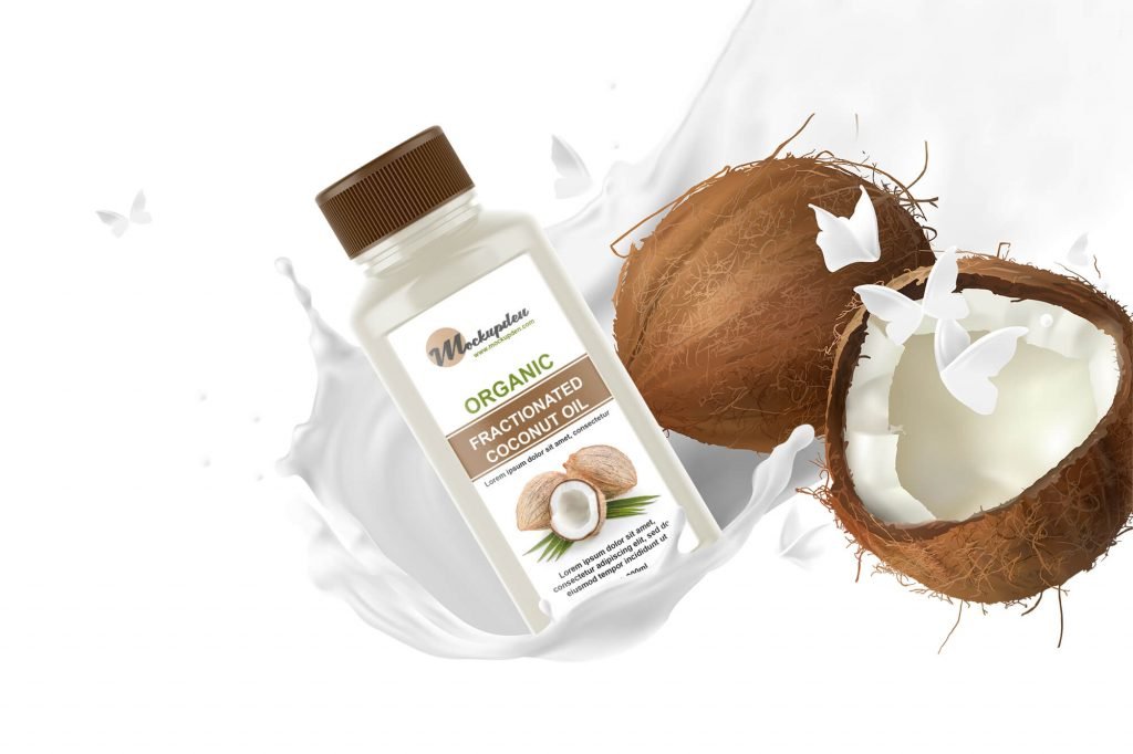 Download Free Coconut Oil Bottle Mockup Psd Template Exclusive