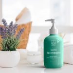 Free Hand Wash Bottle Mockup PSD Template